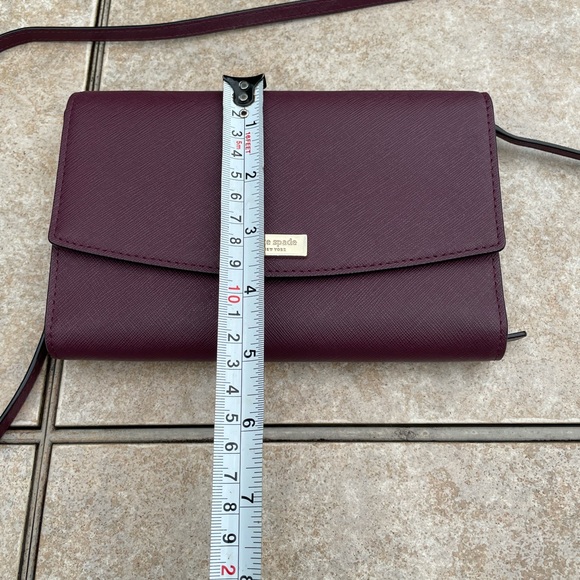 Kate Spade Laurel Way Winni Mini Deep Plum Leather - Picture 12 of 16